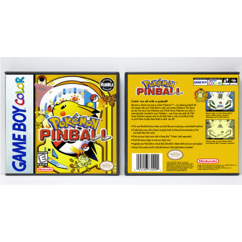 Pokemon Pinball (Extra Wide Case)